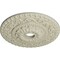 Ekena Millwork Vaduz Ceiling Medallion (Fits Canopies up to 3 1/2"), 23 1/2"OD x 3 1/2"ID x 2 1/8"P, Clear Yellow CM23VACYF - alternate 3